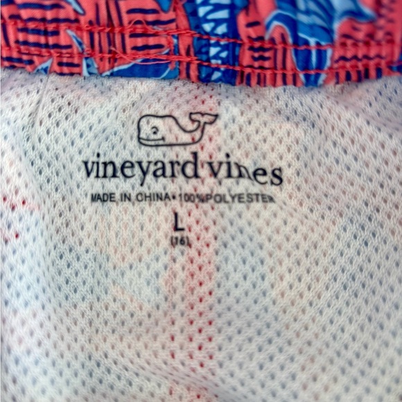 Vineyard Vines, Boys' Printed Chappy Swim Trunks, Size Large - Picture 4 of 7